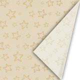 Super Stars Paperwise/Goud Cadeaupapier 50 x 300 cm