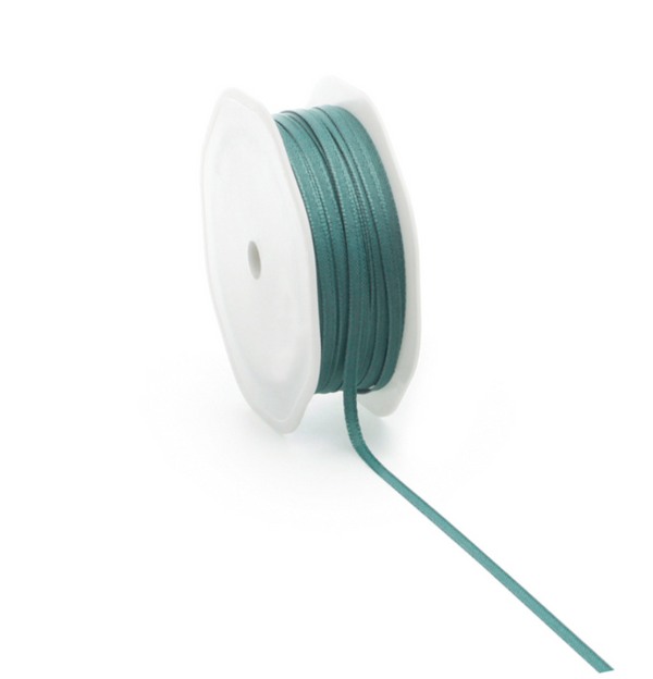 Linnen - Jade blauw (3 mm) Lint 3 mm